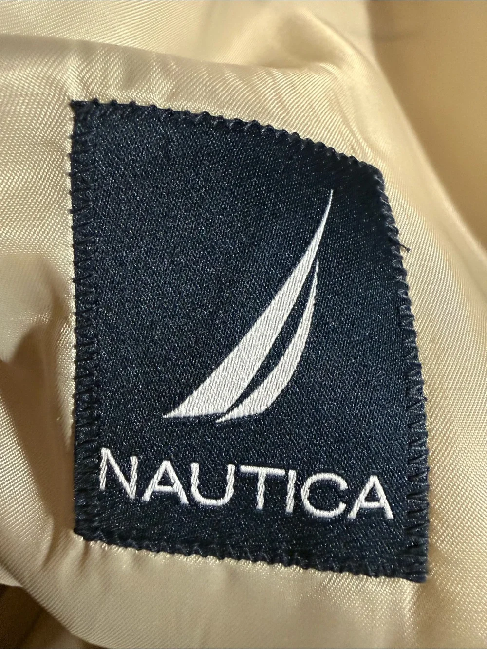 Nautica Men's Grant Bi-Stretch Suit Separate Jacket Only L54 W49 Light Brown
